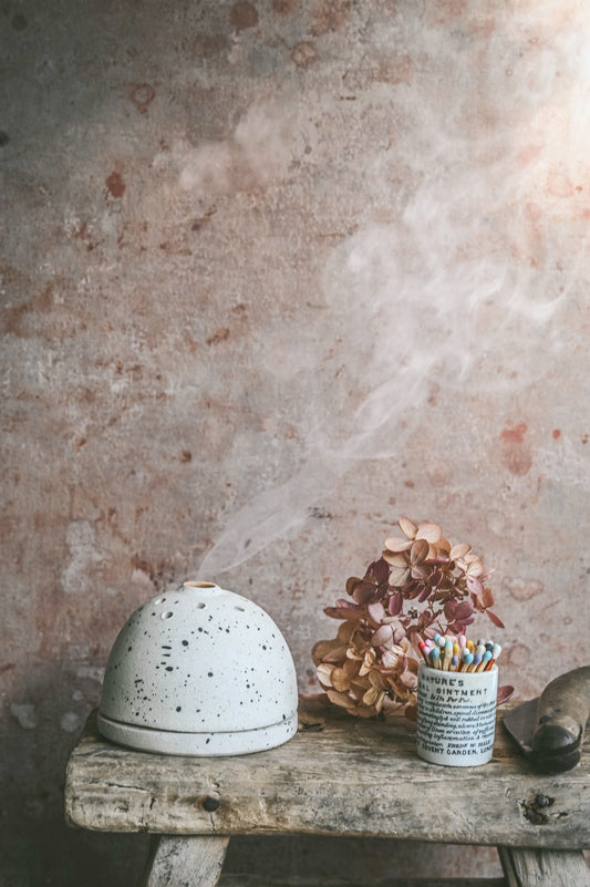 Habibi Incense Burner & Flower Frog Set