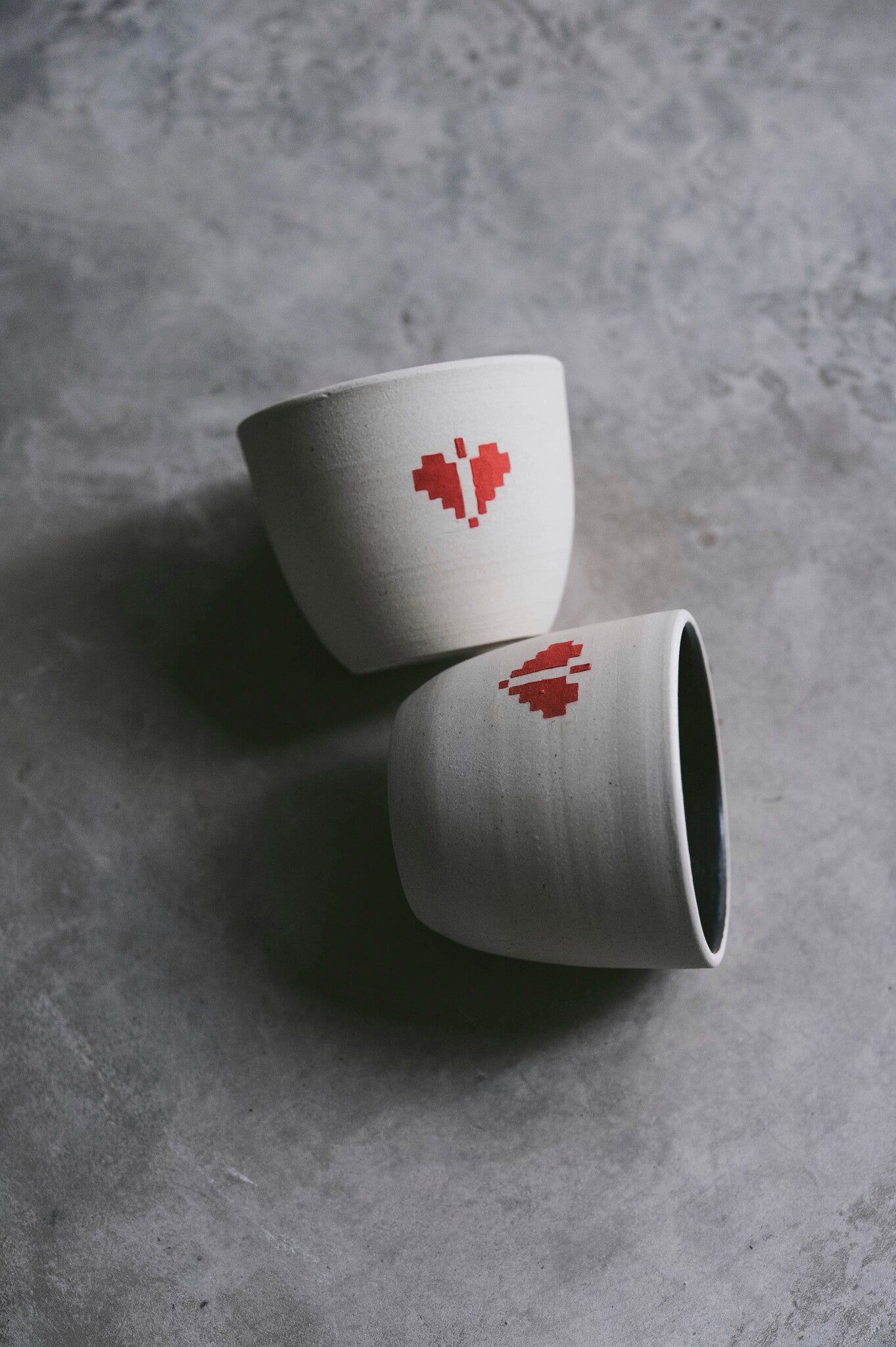 Heart Tatreez Espresso Cup - Set of 2