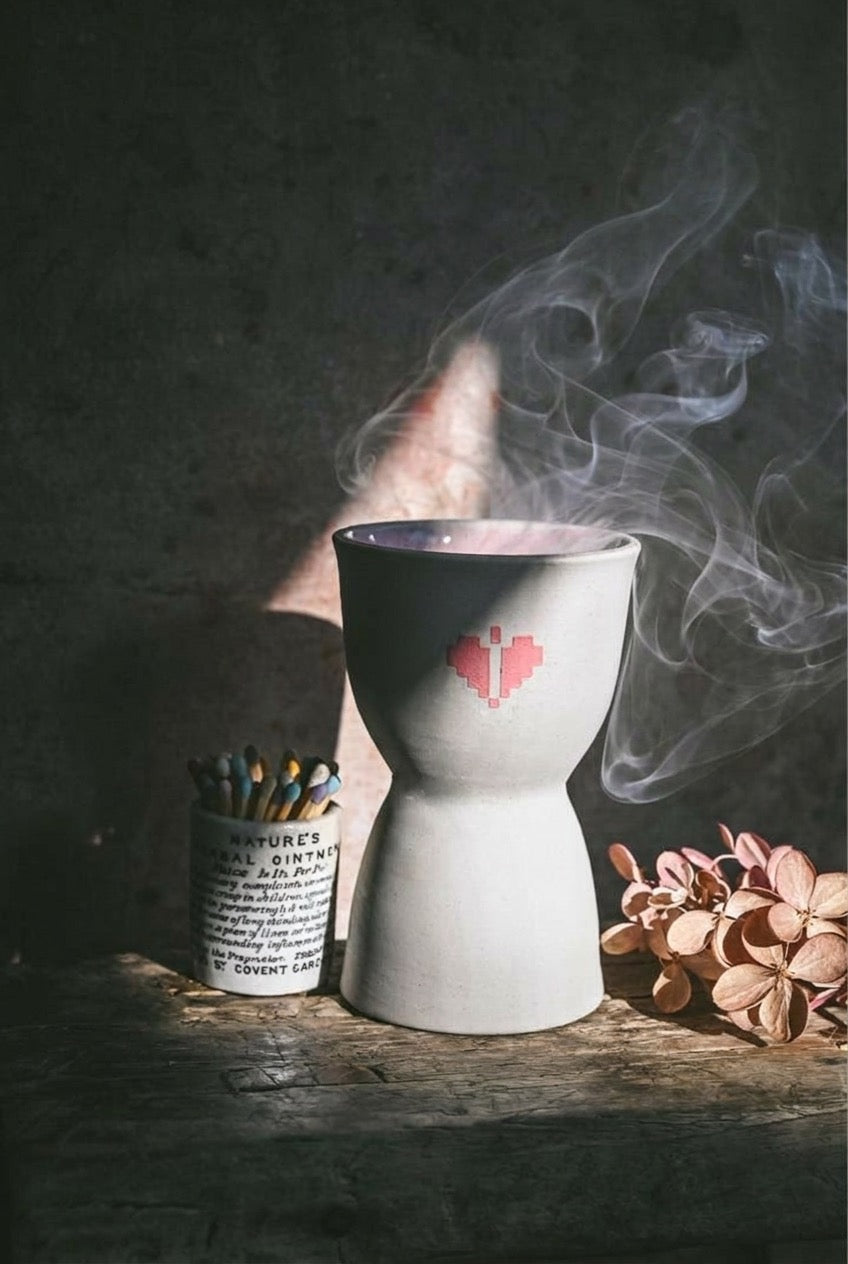 Heart Tatreez Incense Burner