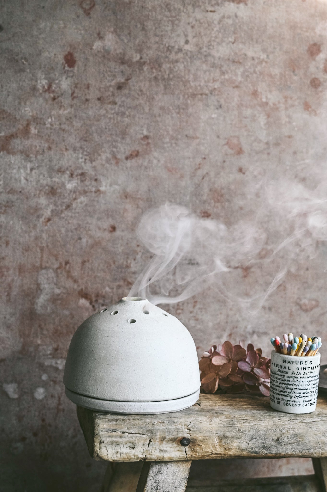Habibi Incense Burner & Flower Frog Set
