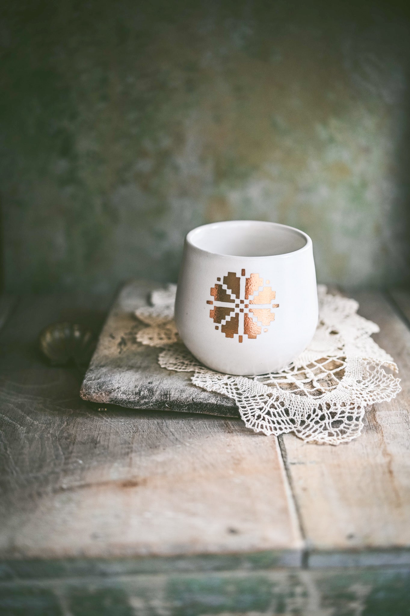Gold Tatreez Cup